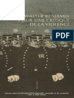 Pour-Une-Critique-De-La-Violence - Benjamin