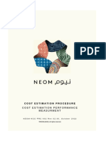 NEOM-NCC-PRC-002 - 02.00 - Cost Estimation Performance Measurement Procedure