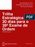 Apresentação Da Trilha Estratégica de 30 Dias para o 38º Exame de Ordem