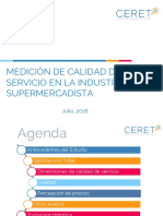 Estudio Medición Calidad Supermercados 2018