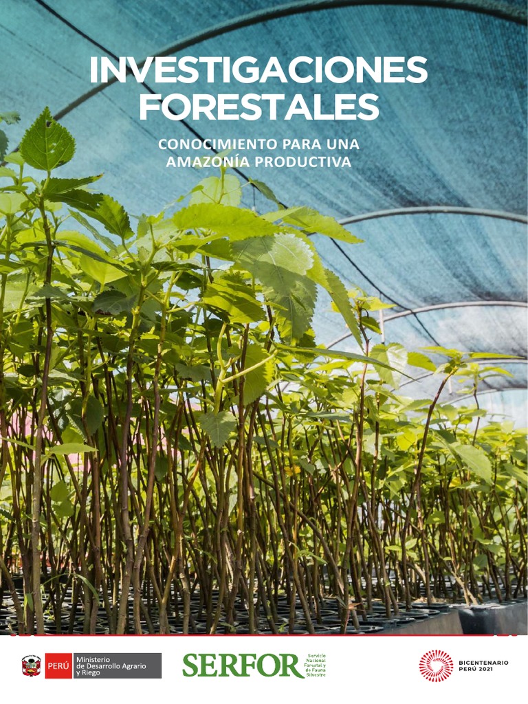 SERFOR 2021 Investigaciones Forestales - Compressed | PDF | Los bosques ...