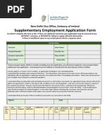 Supplementary Employment Application Form Ndvo