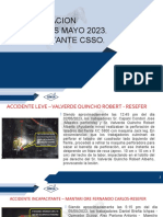 Sensibilizaciã - N Accidentes Mayo 2023.