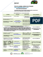 Agenda Inicio Par 2020-2021