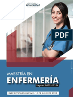 Folleto Maestría en Enfermería