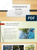 La Contaminación de Los Ríos