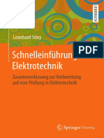 Schnelleinführung Elektrotechnik: Leonhard Stiny