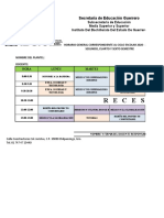 Horarios Semestre Par 2021