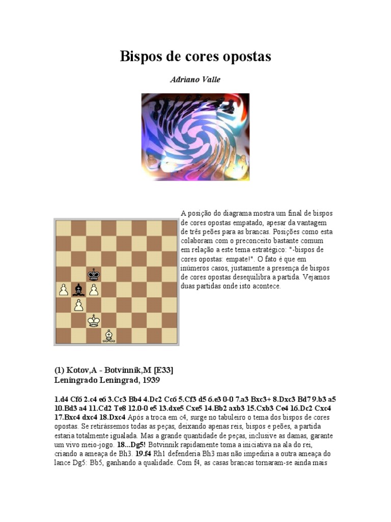 100 Posições para Testar o Seu Xadrez (Márcio Lazzarotto), PDF, Aberturas  (xadrez)