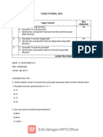 TUGAS TUTORIAL 3 Evaluasi Pembelajaran