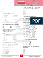 Álgebra de Funciones - Álgebra