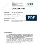 Project Proposal For Public Address System