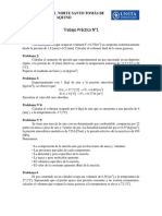 Trabajo Práctico N°1 - Termodinámica - Ingeniería Industrial