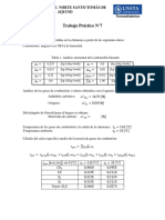 Trabajo Práctico N°7 - Termodinamica - Ing. Industrial