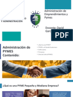 TSA 3P - Adminsitración de PYMES 1ra Presentación