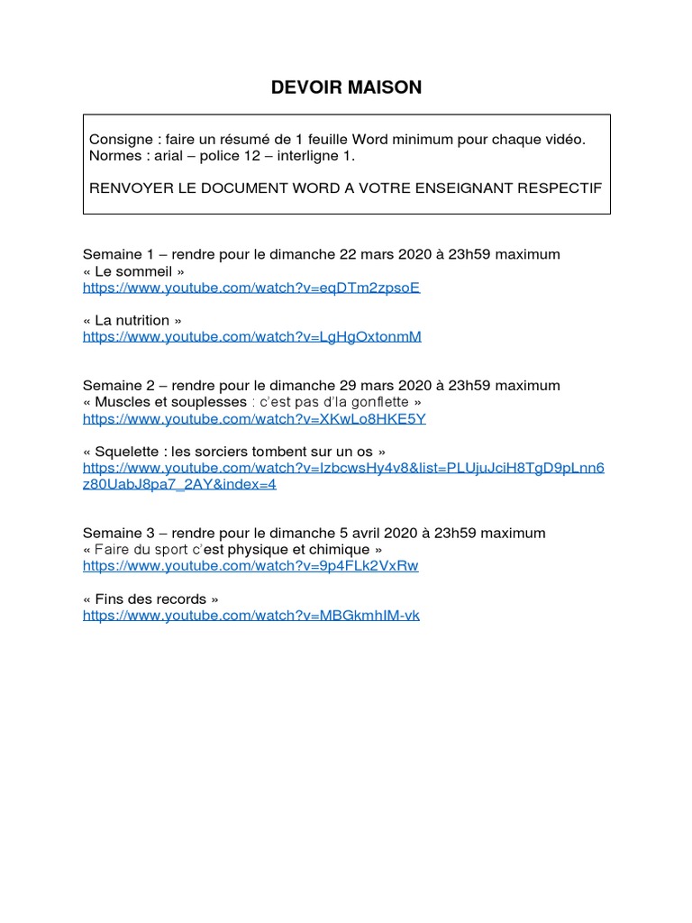 Devoir Maison Sur Dtroit