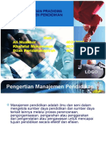 Urgensi Dan Pradigma MP