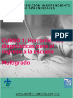 Herramientas Diagnósticas para El Regreso A La Escuela - Multigrado