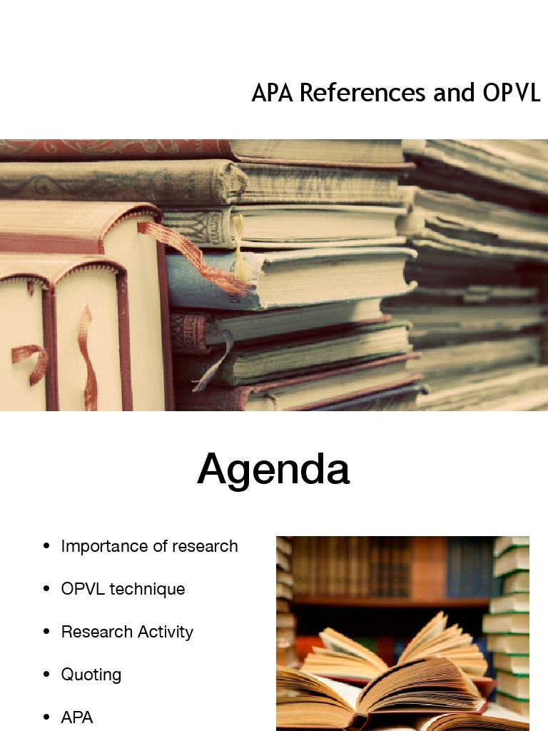 OPVL and APA | PDF | Data | Social Sciences