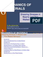 6 Shearing Stresses