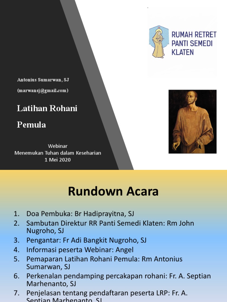 Latihan Rohani Pemula Ignatius Loyola | PDF | Pengembangan Diri