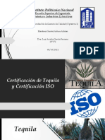 Certificacion Del Tequila (Optativa 1 - Examen 1er Parcial)
