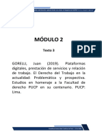 PA2 - Plataformas Digitales, Prestación de Servicios y Relación de Trabajo