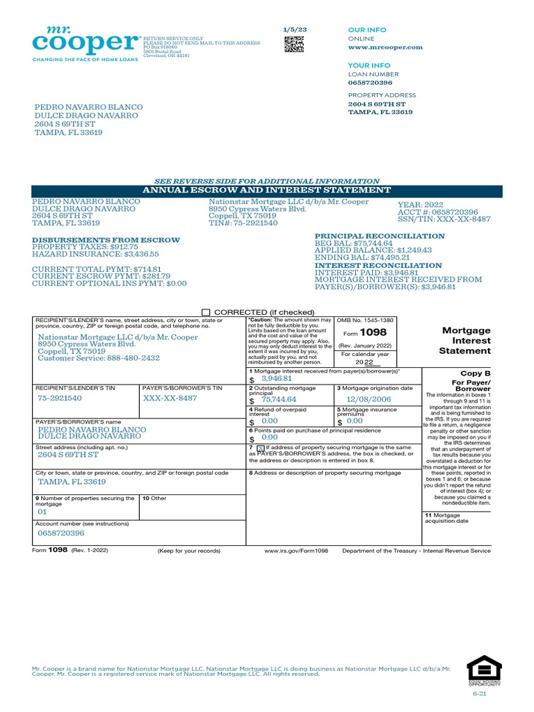Internal 1098 0 | PDF