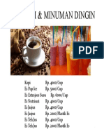 Jual Kopi Dan Minuman Dingin