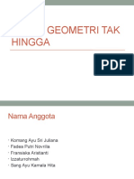 Deret Geometri Tak Hingga