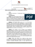 Res. Adm. #426-2022 Declara de Oficio La Nulidad de La Resolución Administrativa #000395-2022-P-CSJHU-PJ