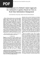 Development of a Hybrid Control Approach