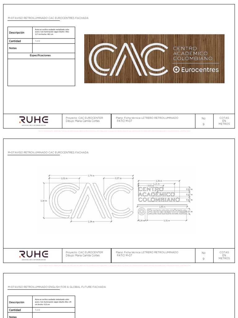 Ficha Letreros | PDF