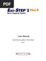 02 210325 - Manual - Ezi-STEPII Plus-E Communication Function - ENG