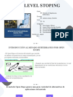 Sub Level Stoping. Primera Parte.