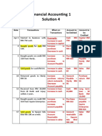 Financial Accounting 1 - Solution 4