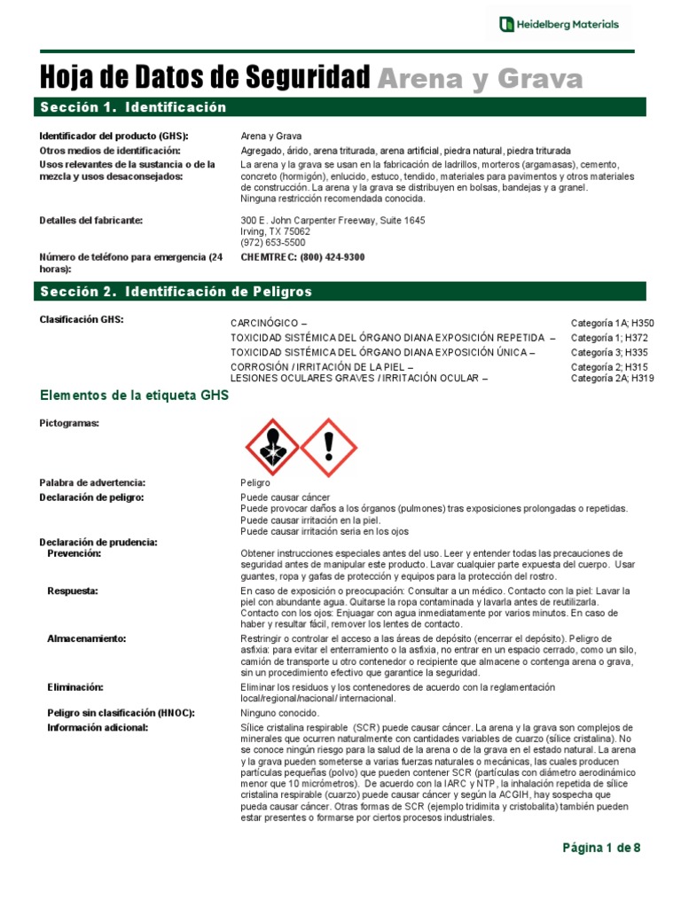 HS - Arena y Grava | PDF