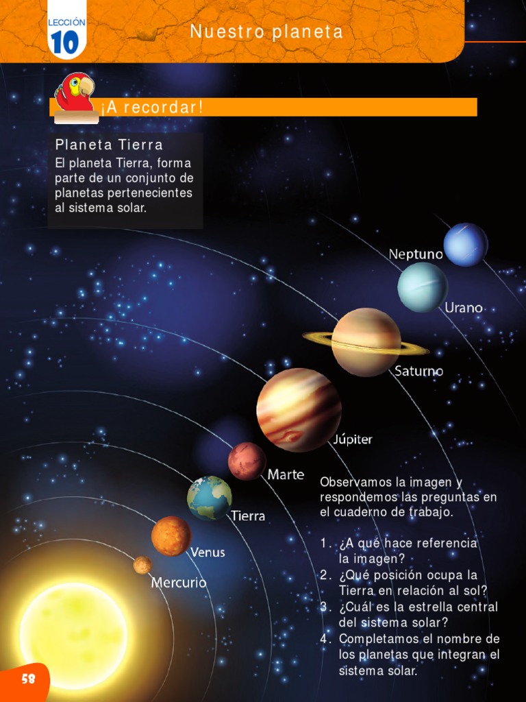 Posición de la Tierra en el Sistema Solar | PDF | Geografía | Tierra