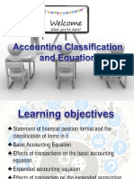 L03 - Accounting Classification and Equations