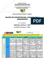 Matriz de Competencias y Capacidades Del Area de Ept 0090