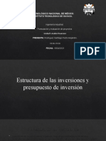 5.1 Presuepuesto de Inversión FYEP