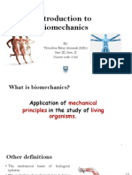 Chapter 1-Introduction To Biomechanics (2022-23 AY)