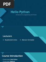 Hello Python