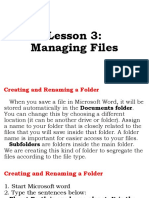 LO 3 Managing Files
