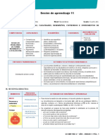 4° U3 - Geo - Sesión de Aprendizaje 11