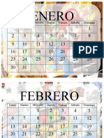 Calendario Mario Bros