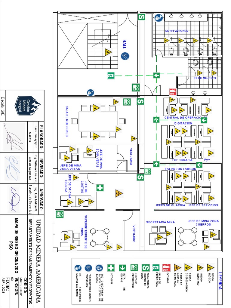 Mapa de Riesgo Oficina 2do Piso | PDF