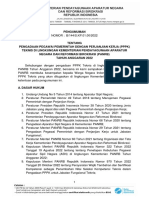 Pengumuman PPPK Teknis Kementerian PANRB TA 2022 - Sign