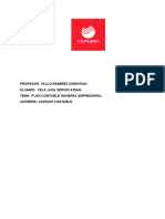 Profesor: Tallo Ramirez Chrintian Alunmo: Vela Livia Sergio Arian Tema: Plan Contable Ganeral Empresarial Carrera: Acesor Contable
