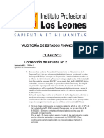 Clase #13 de Auditoría de Estados Financieros